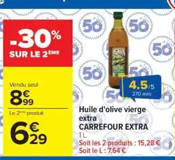 Carrefour Huile d'olive vierge extra CARREFOUR EXTRA offre
