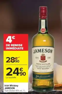 Carrefour IRISH WHISKEY JAMESON offre