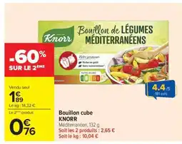 Carrefour Bouillon Cube KNORR offre