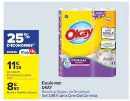 Carrefour ESSUIE-TOUT “OKAY” offre