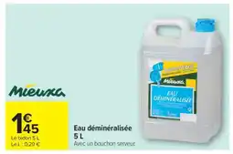 Carrefour Eau déminéralisée 5 L offre