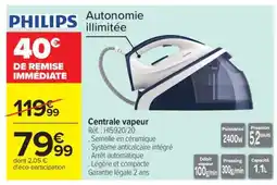 Carrefour Centrale vapeur offre
