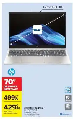 Carrefour Ordinateur portable offre