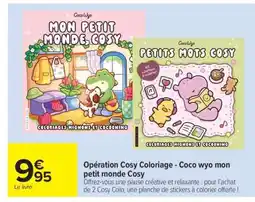 Carrefour Mon Petit Monde, Cosy offre