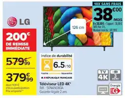 Carrefour Téléviseur LED 4K offre