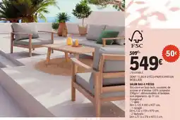 E.Leclerc Brico SALON BAS 4 PIÈCES offre