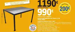 E.Leclerc Brico PERGOLA BIOCLIMATIQUE TOIT BLANC 4 X 3M BEAUX JOURS offre