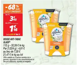 Netto Glade bougie anti-tabac(b) offre