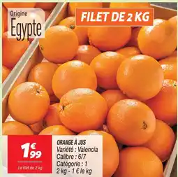 Netto Orange à jus offre