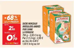 Netto La perruche sucre morceaux irréguliers ambrés pure canne offre