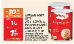 Netto Netto cappuccino nature offre