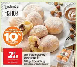 Netto Mini beignets chocolat noisettes x8 offre