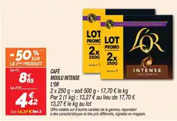 Netto L'or café moulu intense offre
