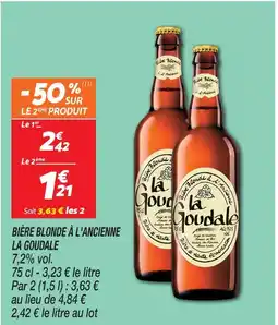 Netto La goudale bière blonde à l'ancienne offre