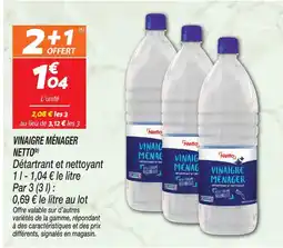 Netto Netto vinaigre ménager(b) offre