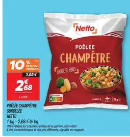 Netto Netto poêlée champêtre surgelée offre