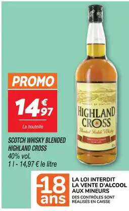 Netto Highland cross scotch whisky blended offre