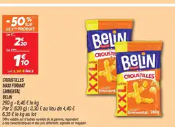 Netto Belin croustilles maxi format emmental offre