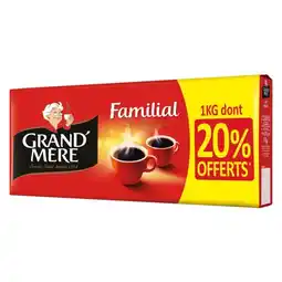 Carrefour Market Grand' mère café moulu robusta offre
