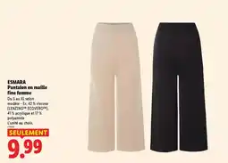 Lidl Esmara - panation en maille fine femme offre