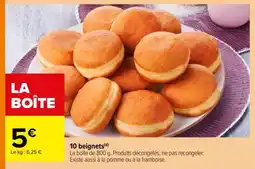 Carrefour 10 beignets offre