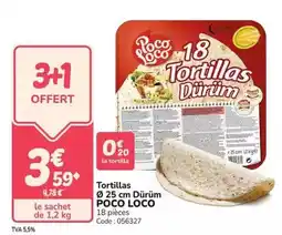 Promocash Poco loco - tortillas offre