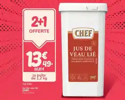 Promocash Chef - jus de savour le chêne offre