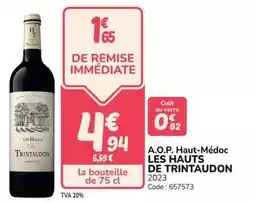 Promocash A.o.p. haut-médoc offre