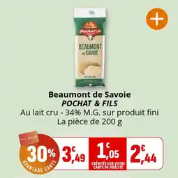 Coccinelle Supermarché Beaumont de savoie pochat & fils offre