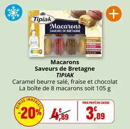 Coccinelle Supermarché Macarons saveurs de bretagne tipiak offre