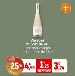 Coccinelle Supermarché Vin rosé plessis duval offre