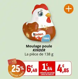 Coccinelle Supermarché Moulage poule kinder offre