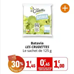 Coccinelle Supermarché Batavia les crudettes offre