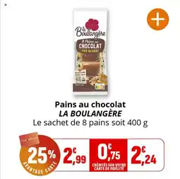 Coccinelle Supermarché Pains au chocolat la boulangère offre