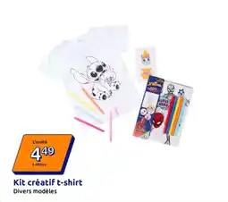 Action Kit créatif t-shirt offre