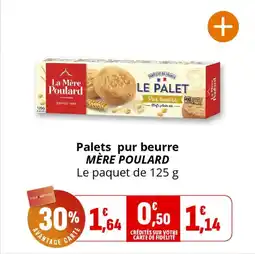 Coccinelle Supermarché Palets pur beurre mère poulard offre
