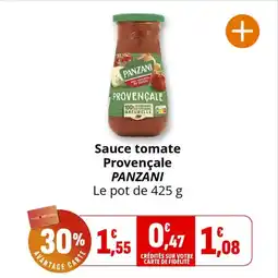Coccinelle Supermarché Sauce tomate provençale panzani offre