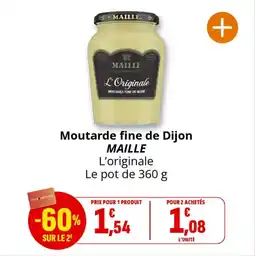 Coccinelle Supermarché Moutarde fine de dijon maille offre