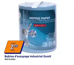Action DUMIL Bobine d'essuyage industriel offre