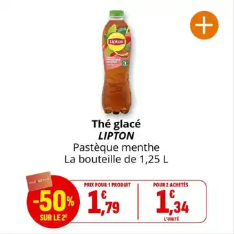 Coccinelle Supermarché Thé glacé lipton offre