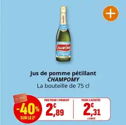 Coccinelle Supermarché Jus de pomme pétillant champomy offre