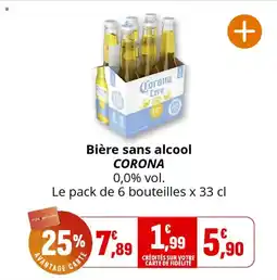 Coccinelle Supermarché Bière sans alcool corona offre