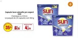 Coccinelle Supermarché Capsule lave-vaisselle pro expert sun offre