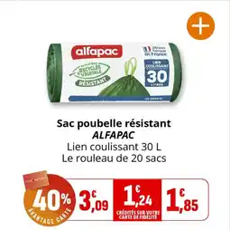 Coccinelle Supermarché Sac poubelle résistant alfapac offre