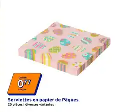 Action Serviettes en papier de Pâques offre