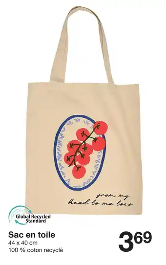Zeeman Sac en toile offre