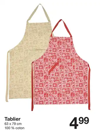Zeeman Tablier offre
