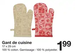 Zeeman Gant de cuisine offre