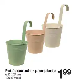 Zeeman Pot à accrocher pour plante offre