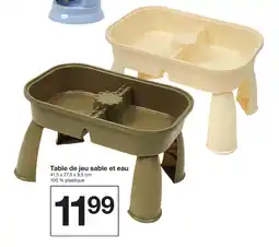Zeeman Table de jeu sable et eau offre